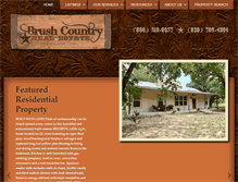 Tablet Screenshot of brushcountry.com